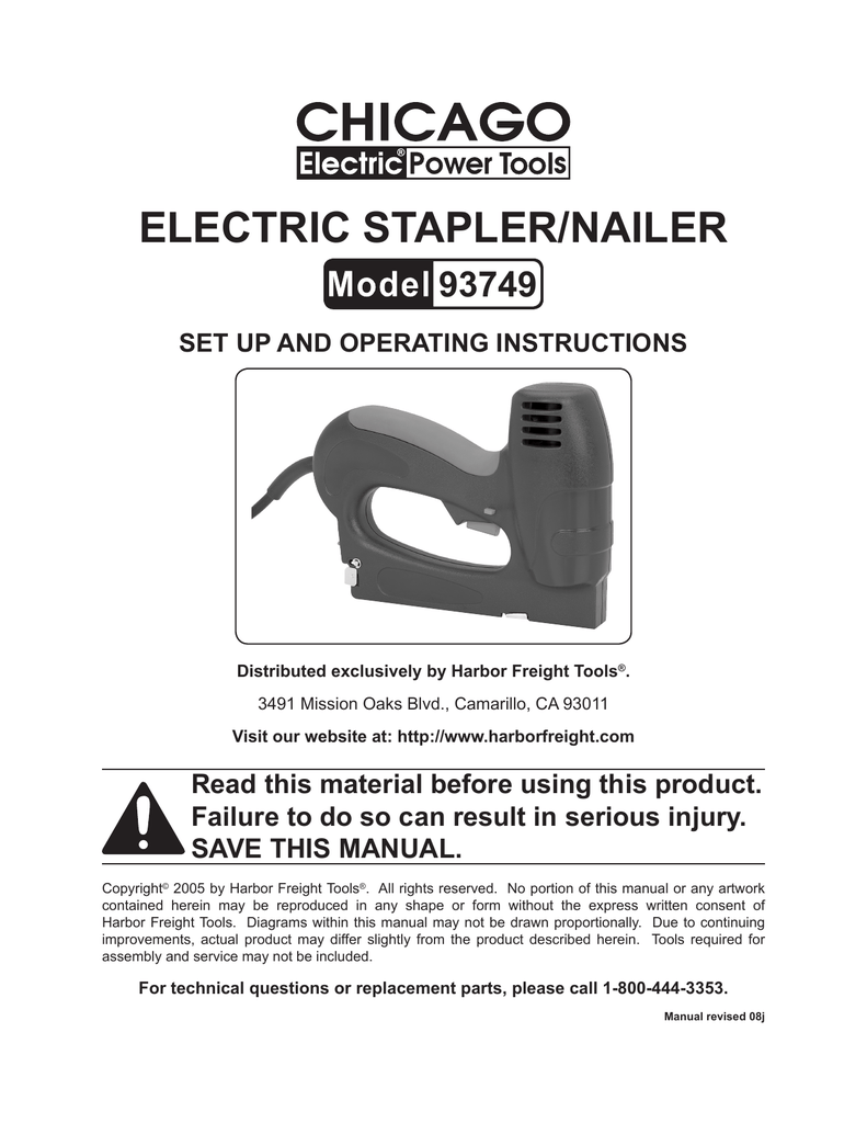 electric power stapler