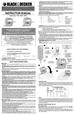 Black Decker JS200 User manual manualzz