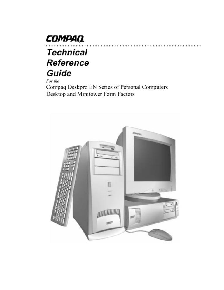 Compaq Deskpro En Series User Manual Manualzz