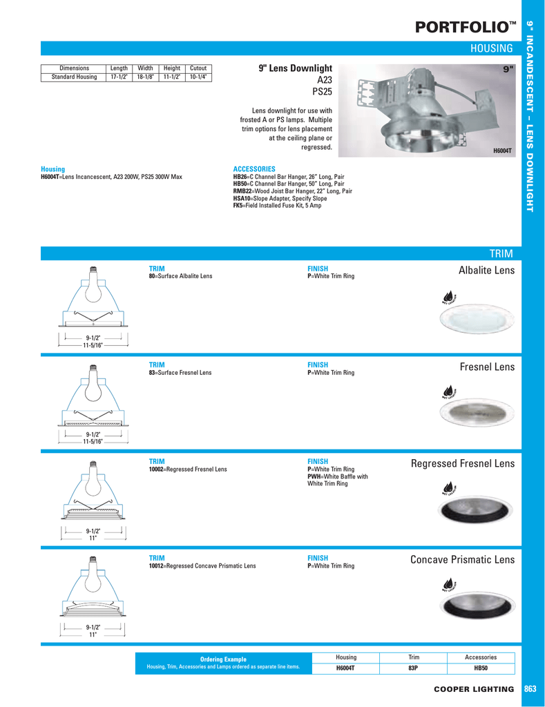 Cooper Lighting Portfolio H6004t User S Manual Manualzz Cooper Lighting Portfolio H6004t User S Manual Manualzz