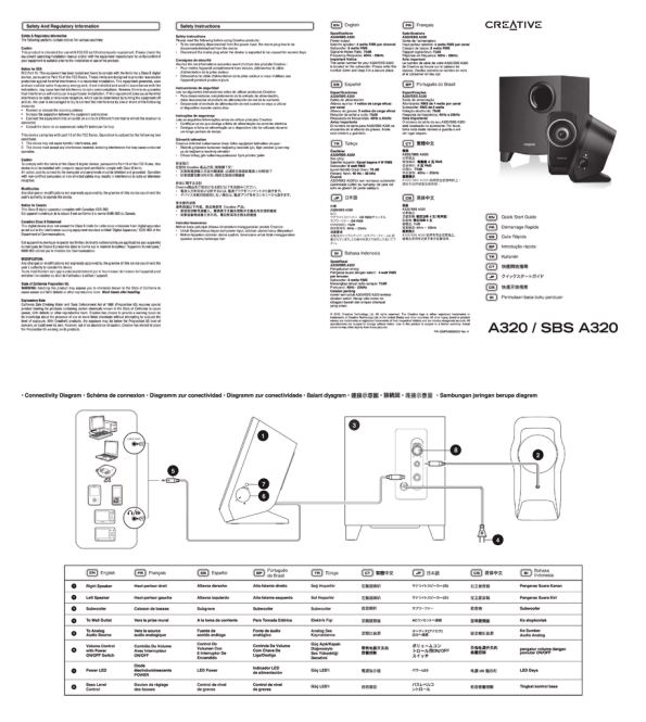 Акустика Creative Inspire T3100