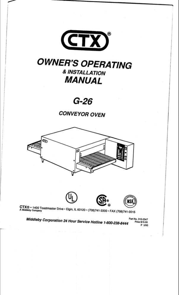 Ctx G 26 User S Manual Manualzz