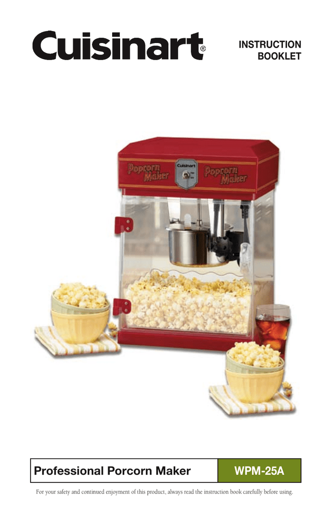 cuisinart popcorn machine