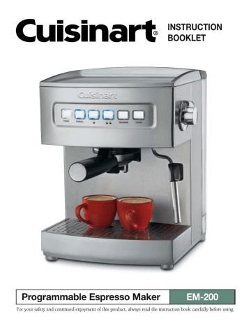 Cuisinart EM-200 User's Manual | Manualzz