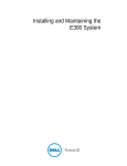 Dell Force10 E300 System Installation Manual