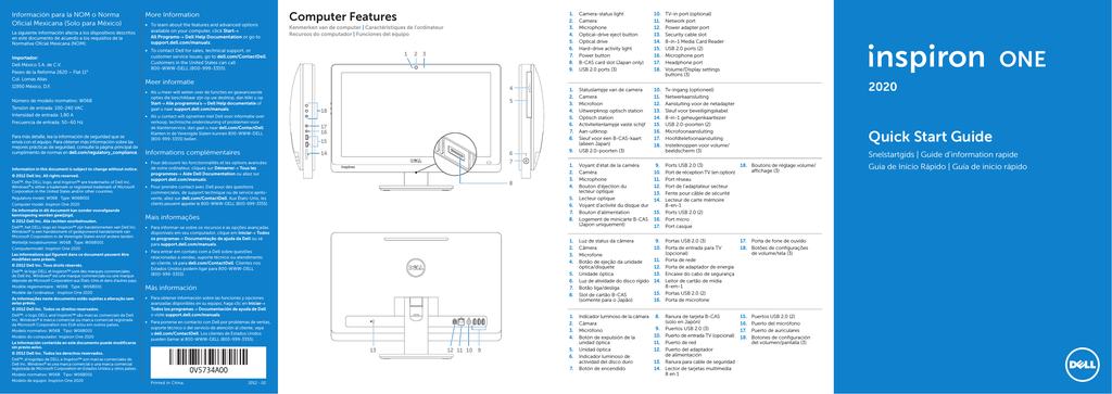 Dell Inspiron One Windows 7 Quick Start Manual Manualzz
