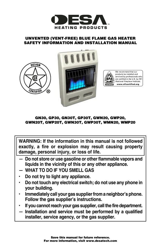 Desa Gwn30t User S Manual Manualzz Com