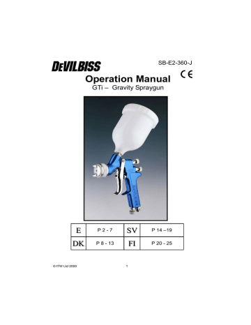 Devilbiss Sb E2 360 J User S Manual Manualzz