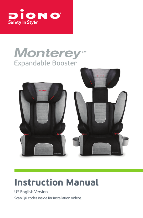 diono booster installation