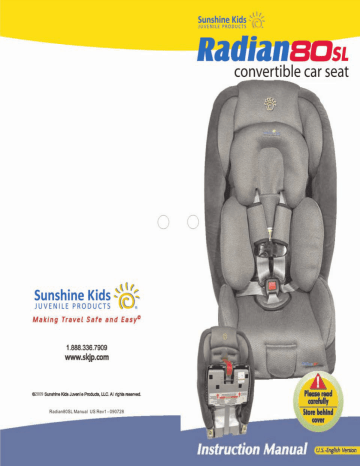 Diono Radian 80SL Instruction Manual | Manualzz