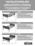 Lit m&eacute;dicalis&eacute; 15300, 15302, 15303 Guide d&rsquo;assemblage et d&rsquo;utilisation