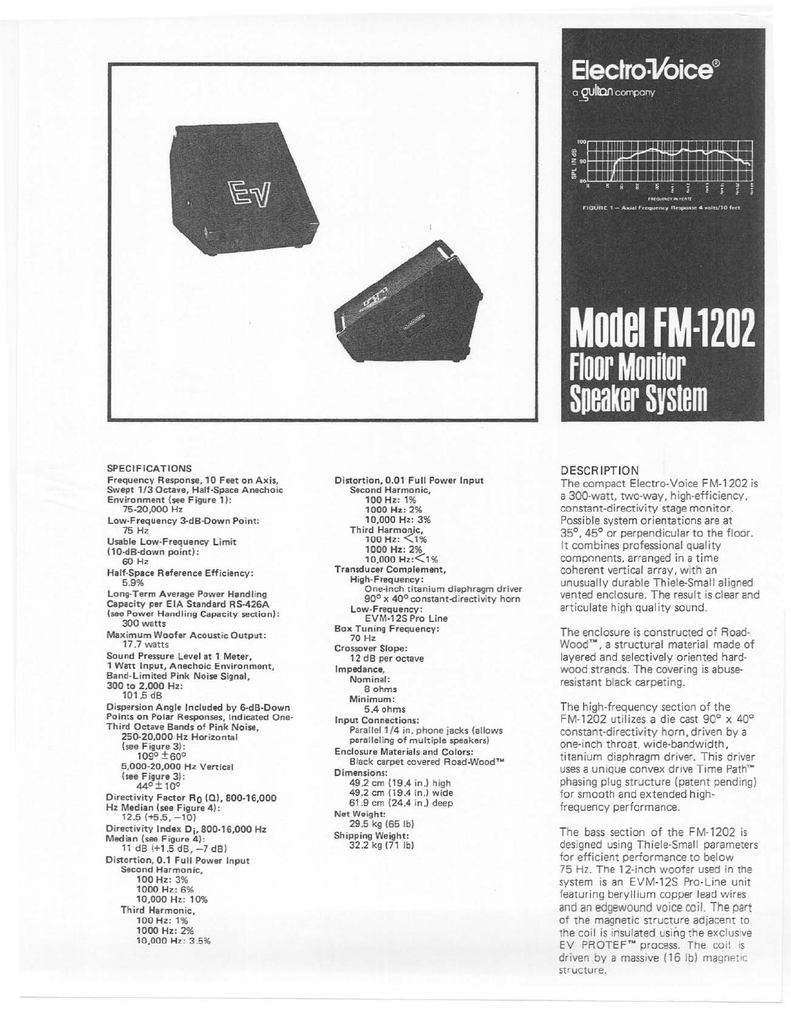 ev 1202 speakers