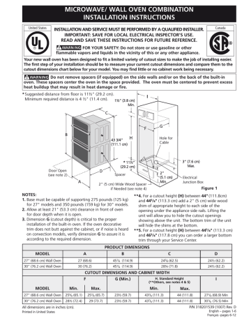 Electrolux EW27MC65JS Installation Instructions | Manualzz