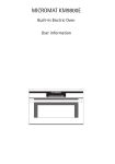 Micromat KM9800E User Manual
