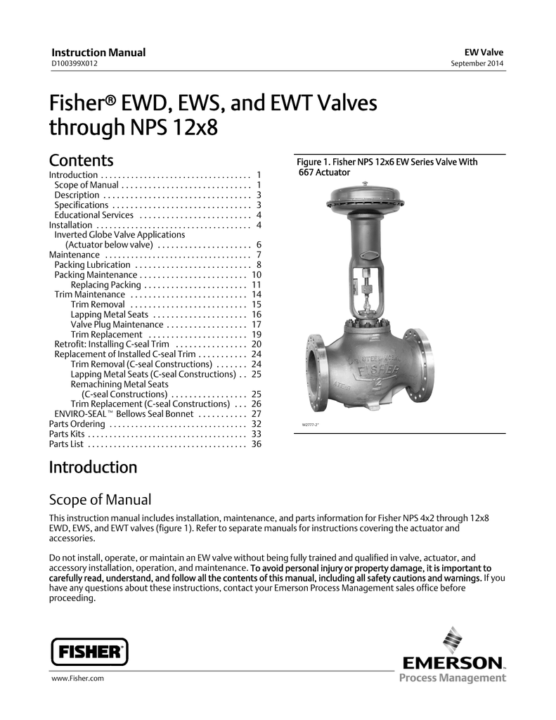 Emerson Fisher Easy E Ew Instruction Manual Manualzz