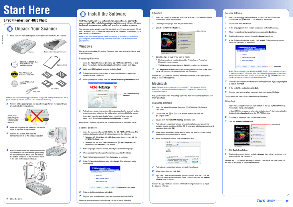 Схема сканера epson perfection