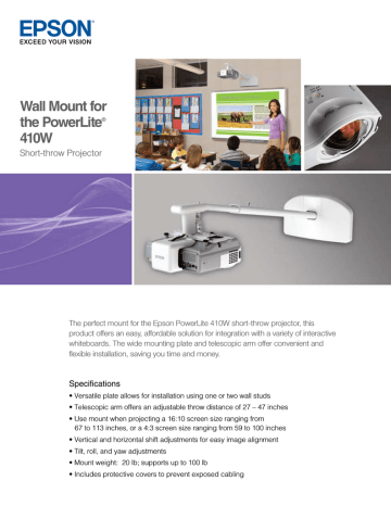 Epson (ELPMB24) Product Brochure | Manualzz