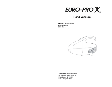 Euro-Pro EP031KCW Owner's Manual | Manualzz