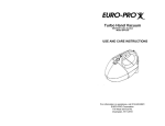 EURO-PRO EP133S User Manual