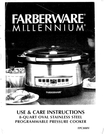 Farberware pressure cooker online instruction manual