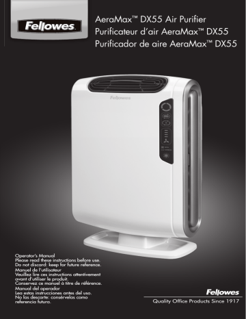 Fellowes Aeramax Dx55 200 Pc 100 User Manual Manualzz