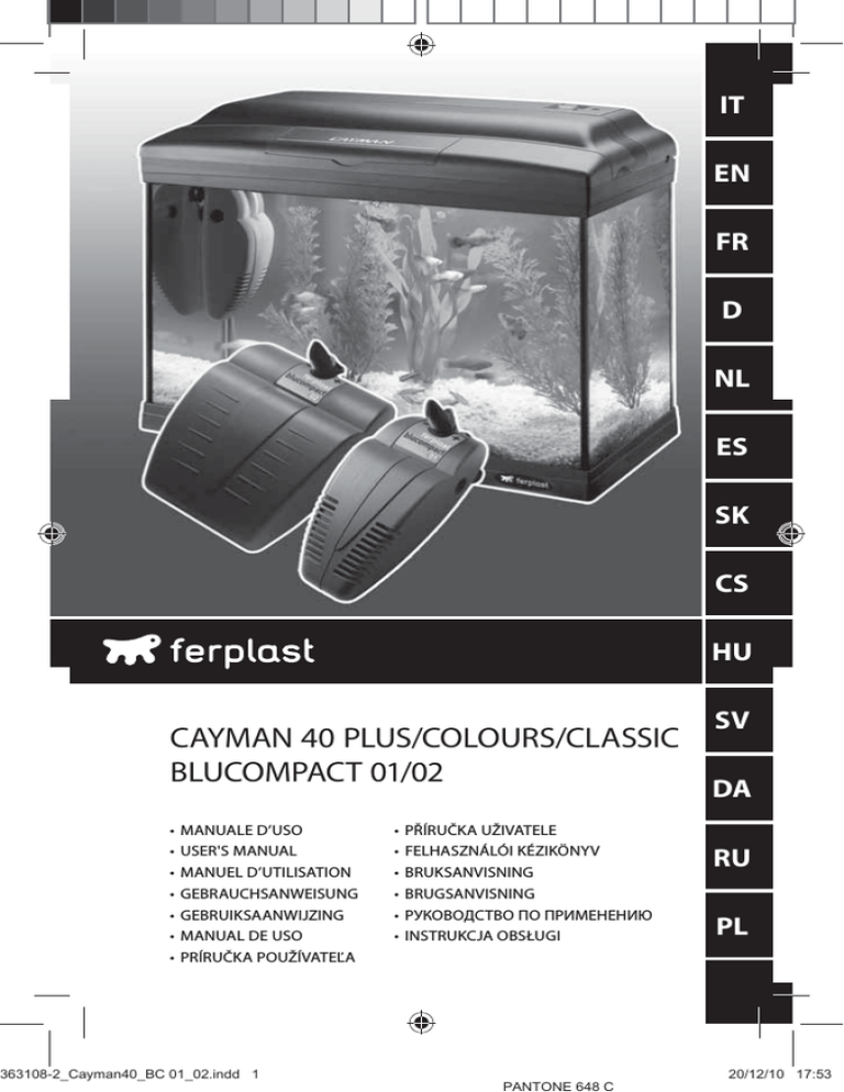 Ferplast Cayman 40 Classic User Manual Manualzz