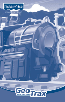 Fisher-Price GeoTrax Rail \u0026 Road System 