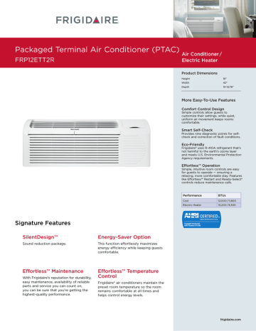 frigidaire frp12ett2r