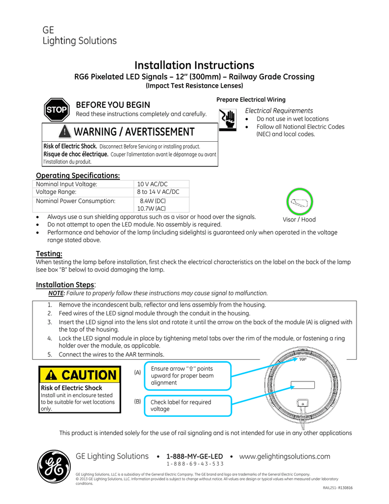 Ge Level Crossing Installation Guide Manualzz Com Ge Level Crossing Installation Guide