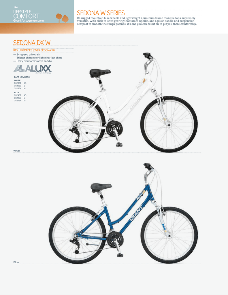 Giant Sedona DX W User's Manual | Manualzz