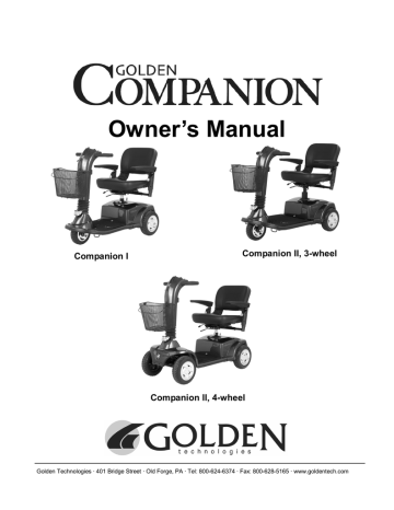 Golden Technologies GC340 User's Manual | Manualzz