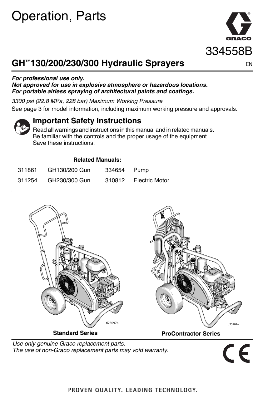 Graco 334558B User's Manual | Manualzz