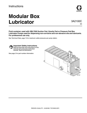 Graco 3A2100C User's manual | Manualzz