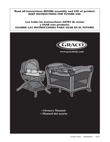 Graco Crib PD222491A User's Manual | Manualzz