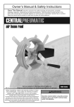 Harbor Freight Air Hose Reel 46342 Manual