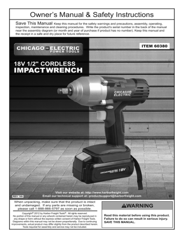 Chicago electric 18v impact driver hot sale