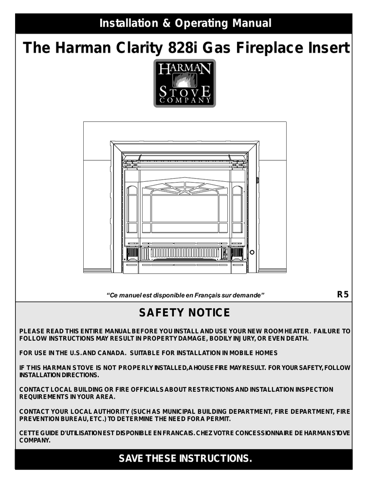 Harman Stove Company 828i User S Manual Manualzz Com