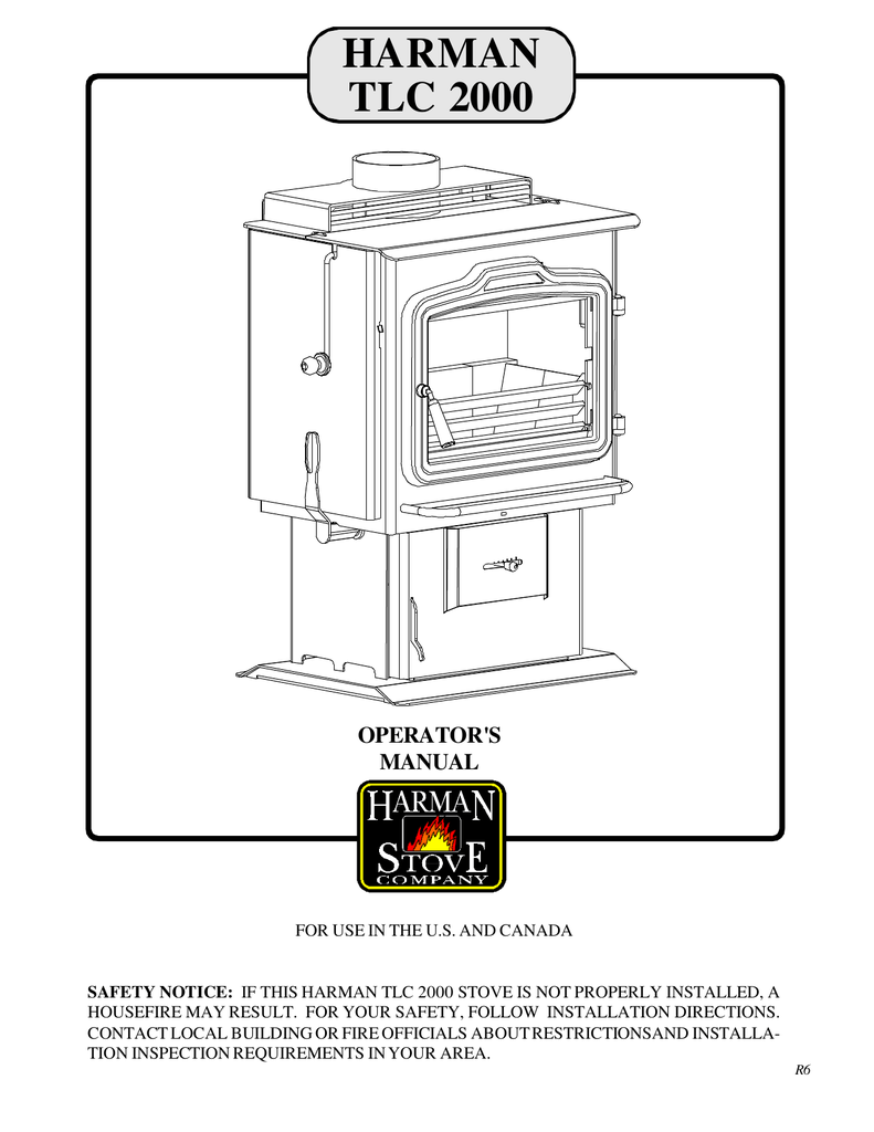 Harman Stove Company TLC 2000 Stove User's Manual Manualzz
