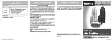 Holmes HAP9240 Owner's Guide | Manualzz