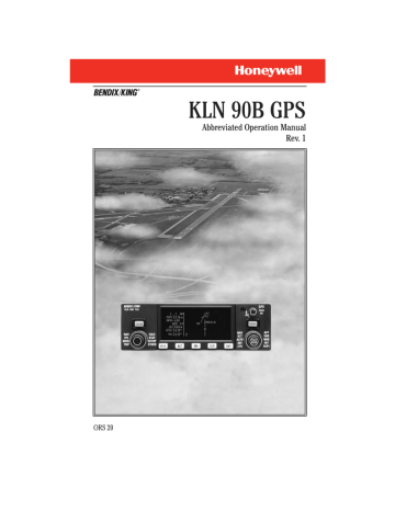 Honeywell 90B Abbreviated Operation Manual | Manualzz