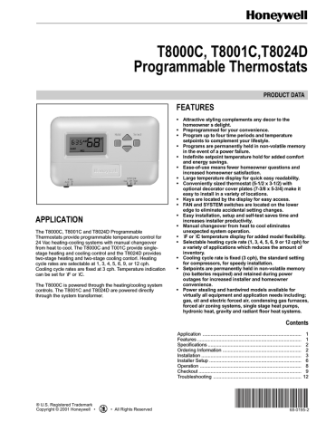 47++ Honeywell programmable thermostat manual ct2800