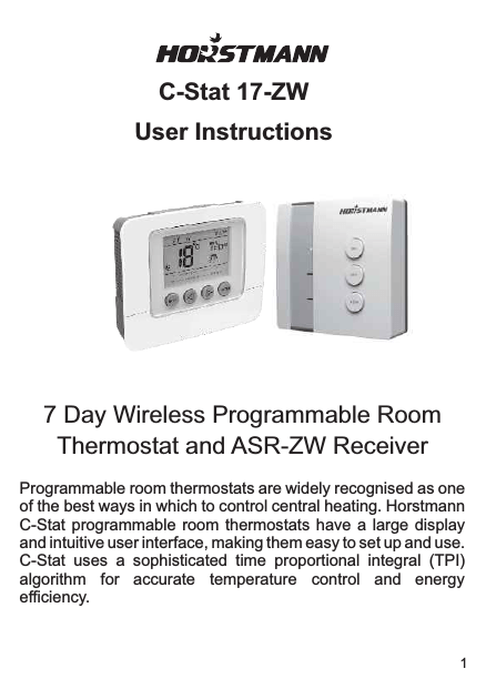 Myson Wireless Thermostat 2025