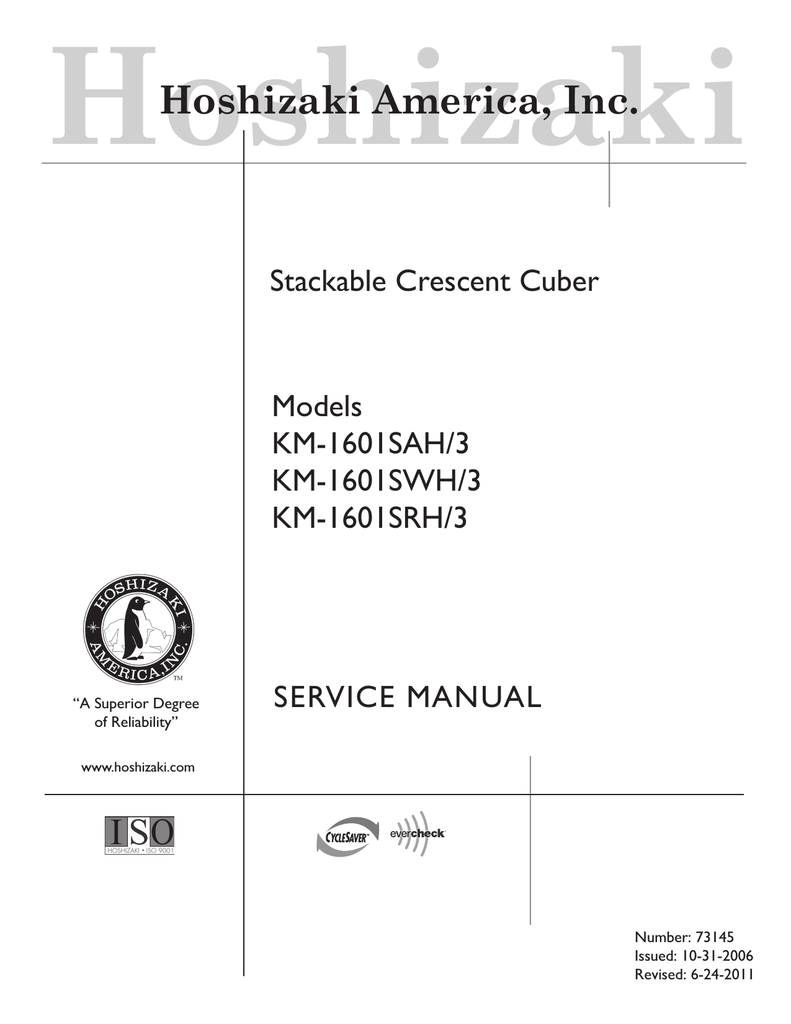 3 beep hoshizaki