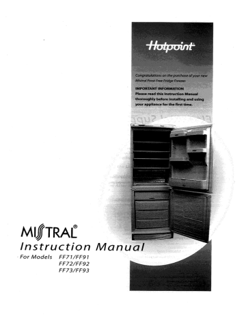 hotpoint mistral plus 8496 capacity