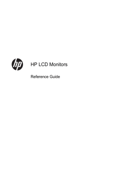 HP Passport 1912nm 18.5-inch Internet Monitor Reference guide
