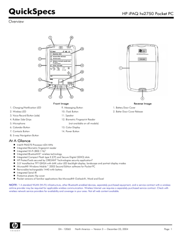 Hp Ipaq Hx2750 Hx2750 User Manual Manualzz