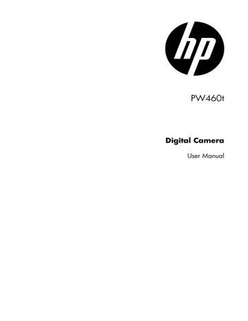 HP PW460t Digital Camera User manual | Manualzz