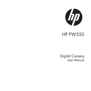 HP PW550 Digital Camera User manual | Manualzz