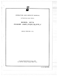 HP 467A Power Amplifier/Supply Manual