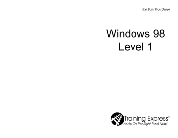 HP Windows 98 Training express User's Manual | Manualzz